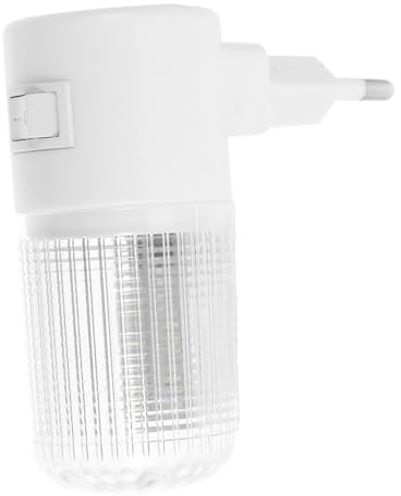 Kleiner Nachtlicht 3w LED mit Manuellem ein Ausschalter für Kinderzimmer | Abs Gehäuse, Sanftes Licht, Geeignet für Badezimmer und Weitere Innenbereiche