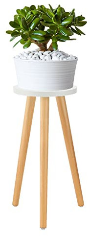 Moderno supporto per piante in legno per decorazione di interni, alzata per vasi da giardino e espositore (#2)