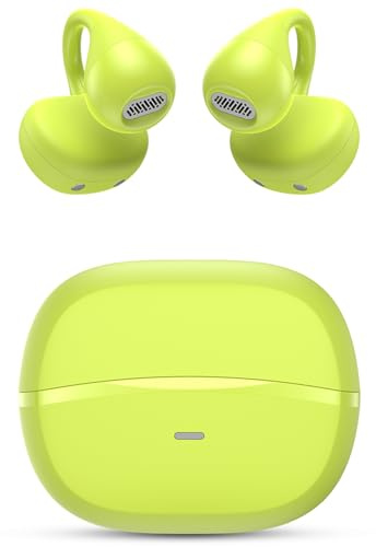 SPC Boost Clip – Écouteurs sans Fil avec Clip Open-Ear | ENC pour des appels clairs | 26h de Batterie | Bluetooth et Google Fast Pair | IPX5 | Commandes tactiles et Assistant Vocal - Vert