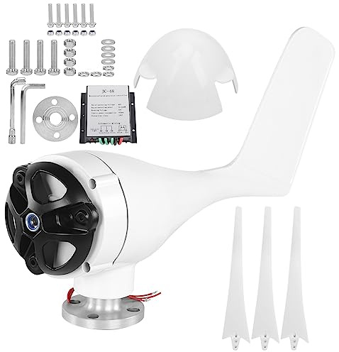 Zisemeil Wind Turbines, Industry Wind Generator Kit 800W Small Generator Kit 3 Leaves For Marine Home Charging Kitlager to Professional (48V)