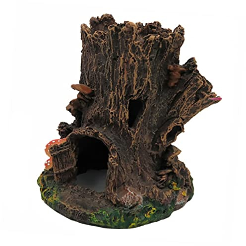 UPKOCH Décoration Aquarium Résine Durable Cachette Naturelle pour Poissons et Crevettes Ornement sans Arêtes Sûr et pour Aquarium et Terrarium