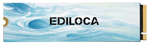 Ediloca EN880E SSD 2 till PCIe Gen4, NVMe M.2 2280, upp till 7100 MB/s, dynamiskt SLC-skydd, intern SSD, kompatibel med PS5 och PC