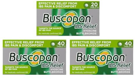 Buscopan IBS Relief 2x40 + 1x20 Tablets Packs (100 Tabs)