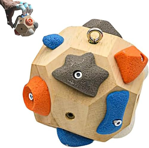 Handgefertigter Boulderblock, 3D-Klettern-Trainingskugel für die Zeit, die Kraft und Präzision aufbauen, tragbare Haltungen für das Grip-Training, Handspielzeug für Handplicks für Rock, ideal, ideal