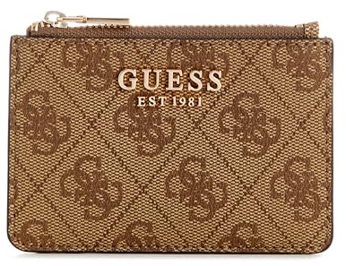Guess Donna Porta Carte Laurel Ii Slg Credit Card Case Beige