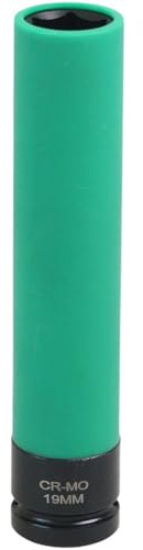 Opatiny 17 mm 19 mm 21 mm extra langer 150 mm Radmutter-Steckschlüssel mit Schutzhülsen, 30,5 cm Antrieb, für Autoräder und Reifenwechsel
