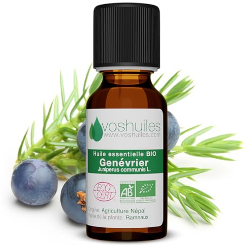 VOSHUILES.COM HUILES ESSENTIELLES & VEGETALES - Huile Essentielle BIO de Genévrier - 20ml