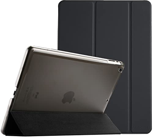 ProCase iPad 2. iPad 3. Gen Hülle, Ultra Dünn Leicht Stand Hülle mit Transluzent Frosted Rückseite für 9,7 iPad 2/3- Schwarz