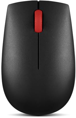 Lenovo Essential Maus Funk Optisch Schwarz 3 Tasten 1000 DPI