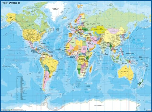 Ravensburger 12890-200 bitar XXL Barnpussel från 8 år - perfekt ålderspassning - Världen - en rolig aktivitet för familjen och barnen