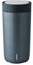 Stelton to-Go Click - Thermobecher, doppelwandige Isolierflasche - Rostfreier, auslaufsicherer Kaffeebecher/Teebecher mit Smart-Click-Deckel - Heiße & kalte Getränke - 0,4 Liter, Dark Blue Metallic