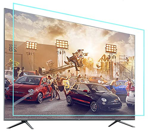 KELUNIS TV-Bildschirmschutz 32-75 Zoll Anti-Blaulicht-TV-Film Blendschutz Anti Scratch Bildschirmschoner Entlasten Sie Die Augen Und Schlafen Sie Besser,55 (1221 * 689)
