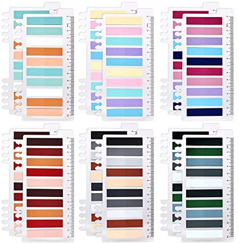 2400pcs Morandi Sticky Tabs, Index Haftnotizen Tabs 6 Stile Bunt Pagemarker Haftmarker Haftstreifen Index Tabs Notes Selbstklebend Morandi Sticky Notes Klebezettel Haftnotizen Textstreifen Page Marker