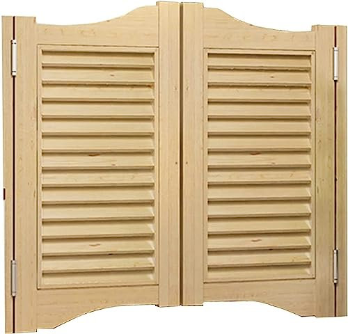 YCOVSFP Eingangskorridor-Schwingtür Aus Massivem Holz, Solide Café-Bar-Salontür, Badezimmerbalkon-Küchentrennwand, Dekorative Tür, Kann Individuell Angepasst Werden (Size : W130cmxh90cm(51x35.4))