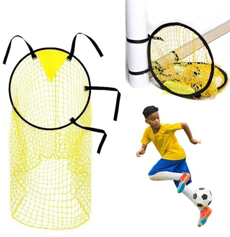 1 Stück Fußballtore, Fußballtor Ecke Schießen Ziele, Fußball Zielnetz Outdoor Fußballtor für Kinder & Erwachsene, Fussballtor Netz zur Verbesserung des Schießens