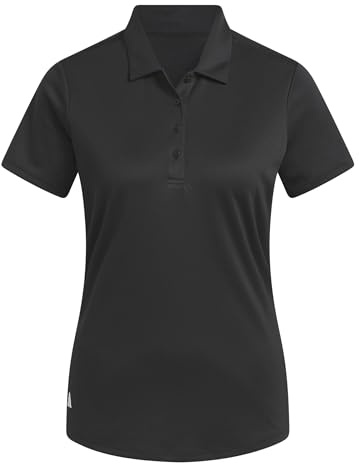 adidas Damen Solid Performance Kurzarm Poloshirt