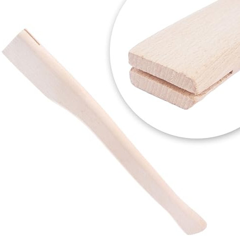 BAUSTER® Manche de hache en bois, 36 à 90 cm, manche interchangeable, en bois de hêtre, outil pour artisans et bricoleurs, manche robuste et stable (80 cm)