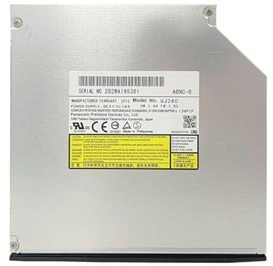 UJ-260 UJ260 6X Blu-RAY BD-RE DVD Rewriter Internal 12.7mm Sata Laptop Drive with Bezel for Dell Optiplex 7020 3060 3050 and for HP Pavilion dv4 dv5 dv6 dv7 dv8