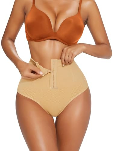 Clevvets Culotte Gainante Femme Ventre Plat String Gainant Invisible Short Gainant Femme Amincissante Culottes Sculptantes