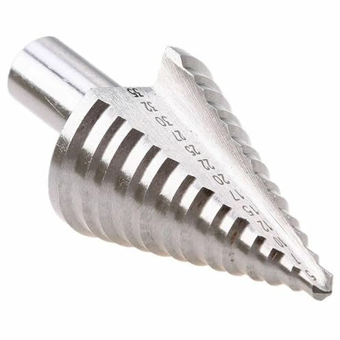 Dunxiles 5–35 mm Titanbeschichtete Stufenbohrer, HSS, Gerade Nut, Stufenkegelbohrer, Schnellarbeitsstahl, Holz, Metall, Lochschneider, Hardware-Werkzeuge