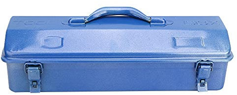 MOZUO Boîte à Outils, Boîte à Outils en Fer Multifonction Épaissi Boîte de Rangement pour Outils de Réparation Support de Conteneur pour Outils de Voiture à Domicile Clous Broches (43 * 18 * 11(410))