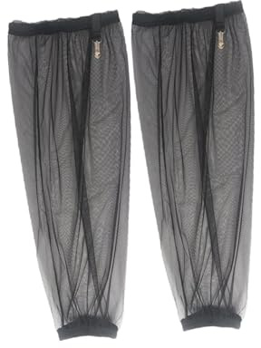 Sharplace Manchon de Jambe En Maille Respirante et Légère pour L'été, Moustique Protection Filet Manchons de Bras et Jambes Anti-Moustiques, pour Extérieur Camping Pêche a Randonnée et Le Jardinage