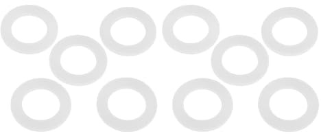 ANGGREK Silikon O Ring Dichtungen flach ölfest hitzebeständig für Warmwasserbereiter 10 Stück 1 1/4 Zoll kompatibel mit den meisten Warmwasserbereitern