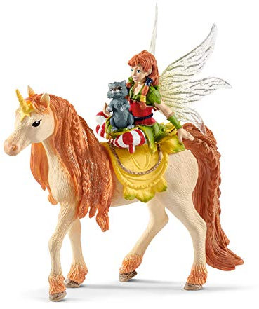 SCHLEICH 70567 Marween mit Glitzer-Einhorn, für Kinder ab 5-12 Jahren, BAYALA - Spielfigur
