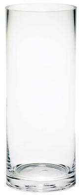 Floralcraft 30cm x 12cm Classic Glass Cylinder Vases, Handmade Good Value Wholesale Flower Vases