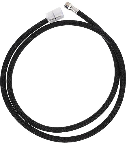 DOITOOL Kitchen Tap Pull Out Hose Replacement - 1.5M Black Nylon Faucet Hose for Tap Spray Leads - Pull Down Sink Water Pipe for Kitchen and Bathroom