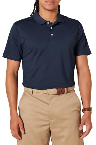 Amazon Essentials Hombre Polo de Golf, Manga Corta, Corte Ajustado, Secado Rápido