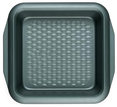 Progress BW09821G2EU7 Shimmer Collection 27 cm Plat à Four en Forme Carrée Antiadhésif, Plaque à Pâtisserie en Acier au Carbone, Sans PFOA, Passe au Four Jusqu'à 220°C, Vert