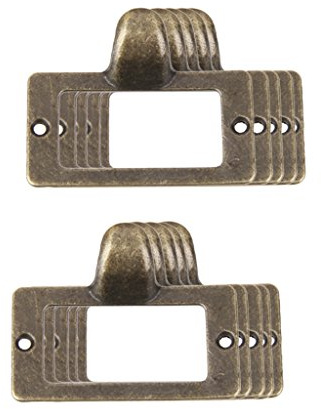 10er-Set Aktenschrank Kartenrahmen Etikettenhalter Halter Etikett Rahmen