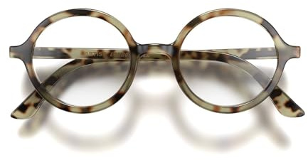 LONDON MOLE® Artist lesebrille | Coole runde lesegeräte | Herren damen unisex | Federscharniere