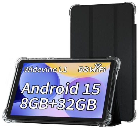 BYANDBY Tableta Android 12.0 de 7 pulgadas, 4 GB + 32 GB ROM (expansión de 1 TB), Quad-Core, WiFi, GMS, cámara dual, educativa, juegos (negro)