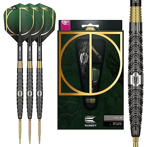 Target Darts Cult 01 90% Wolfram Schweizer Spitze Stahlspitze Darts Set, 21G | Swiss Point Dart Set, Tungsten Barrel, Profi Dart Set, Swiss Point Tool inklusive