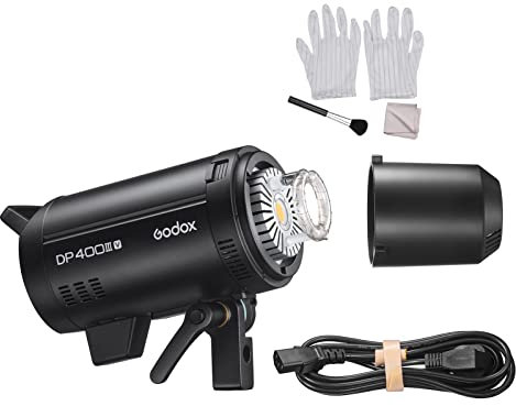 Godox DP400III-V Flash de Studio amélioré 800Ws Puissance GN126 5600 ± 200K Éclairage stroboscopique Système X sans Fil 2.4G intégré Bowens Mount Photographie Flashes