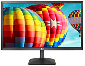 LG Electronics Full HD Monitor 24MK43HP, 1080p, 24 Inch, 75Hz, 5 ms, IPS Display, AMD Freesync, Energy Saving, HDMI, VGA, Anti Glare, Wall Mountable, Tilt Adjustable