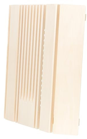 DOITOOL Paralume Per Sauna in Legno Copertura Per Lampada Schermo Per Lampada Protezione Antideflagrante Per Bagno Turco e Ambienti Ad Alta Temperatura