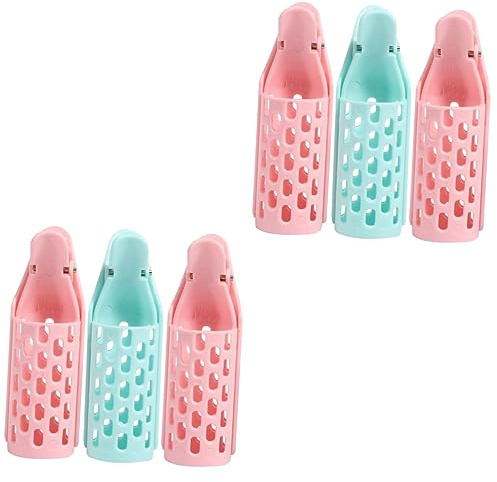 minkissy 6stücke Teiliges Manuelle Lockenwickler Für Haare Leicht Zu Bedienen Material Tragbar Für Friseursalons Und Haarschnitte Für Kurze Und Lange Haare Geeignet