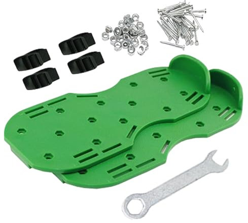 Rasenbelüfter Schuhe, Verstellbare Snap-On 3/4 Zoll Spikes, Integrierte Rasen-Spike-Schuhe, Einfache Montage Rasenbelüfter, Sandalen Grasbelüfter, Bodenbelüfter Werkzeug für Belüften Terrasse Garten
