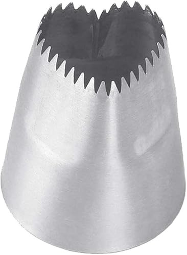 Silver Stainless Steel Heart-Shaped Cake Icing Piping Decorator Dessert Mold, Shaping Piping Tips Nozzles Mold Cake for Piping Flowers Icing Pastry Frosting Nozzles Decorating Tools