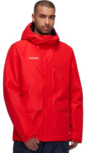 Fall Line Hardshell Thermo Hooded Jacket Men mammut red (3778) L
