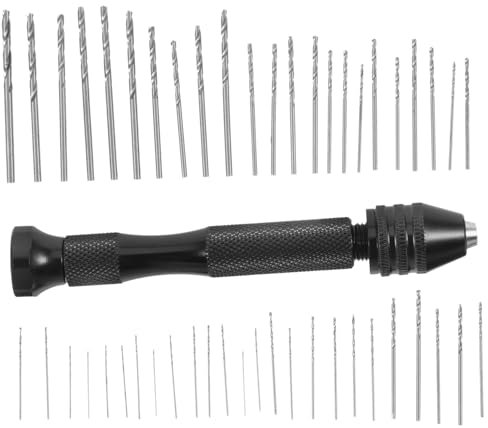 jojofuny Brocas Helicoidales Manuales Para Taladro Con Brocas Surtidas Para Manualidades y Trabajos Pesados Para Modelismo