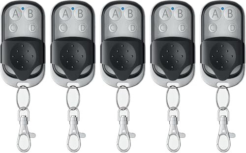 2 Stück Fernbedienung Garagentor 433 MHz Fernbedienung Klonen,Fernbedienung garagentor,Handsender kompatibel mit Marantec für Schalter Licht, Garagentor. (5)