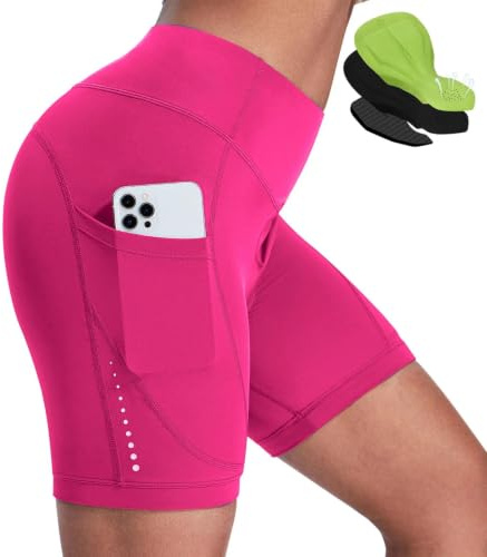 Nepest Radlerhose Damen Radfahrerhose Fahrradhosen Cycling Shorts Women Rennrad Hose Kurz Atmungsaktiv Profi-Radhose Gel 4D,XL