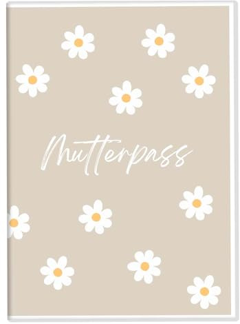 Joli Coon Mutterpasshülle für den Deutschen Mutterpass, Hülle Mutterpass