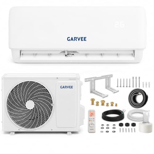 EuKer Aire acondicionado split 24.000 BTU (7,2 kW) – Inverter, A++ refrigeración y calefacción – Muy silencioso (19 dB), vaporizador antibacteriano, filtro de carbón activo, WiFi/App, R32, incluye