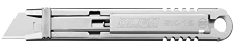 OLFA SK-12/24 - Cutter de seguridad de acero inoxidable para industria alimentaria en bolsa de plástico