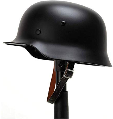 Gocher Casco di Sicurezza Tedesco M35 Steel Helmet World War 2 con Rivestimento in Pelle